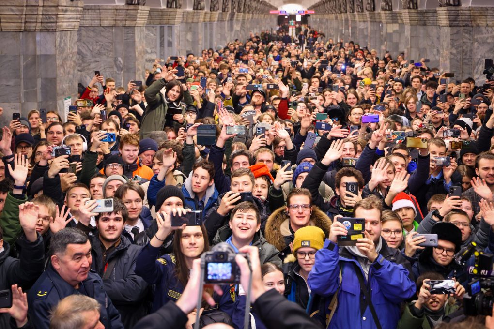 Фото пресс-службы Администрации Губернатора Санкт‑Петербурга открытие метро 2